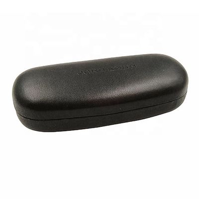Embossed Logo PU Reading Glasses Case Matte Surface 156*61*40mm